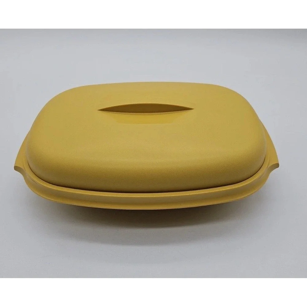 Vintage Tupperware Vegetable Steamer 4 Piece Harvest Gold‎ 1273-4 1274-2 Retro